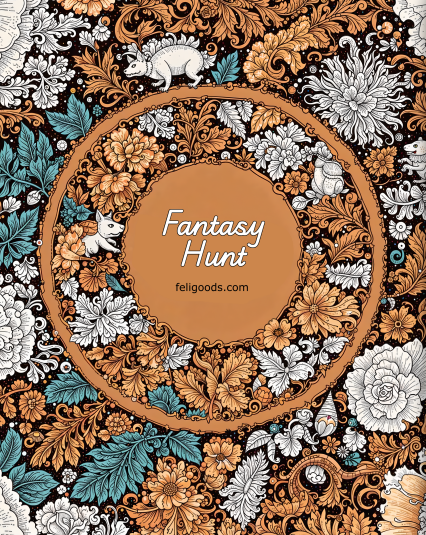 Fantasy Hunt Coloring Book